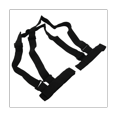 thumbnail image 3 of 2X Porte-Épaule de Planche à Roulettes Sangle de Transport Durable Réglable pour Sac à Dos de Planche à Roulettes, 3 of 6