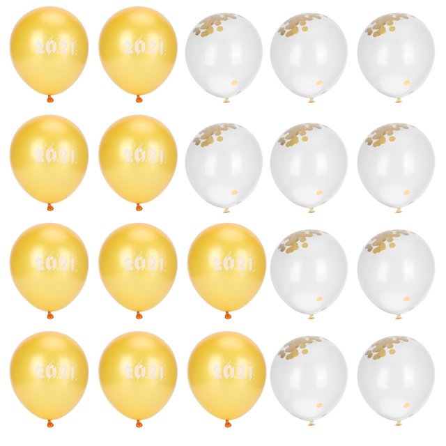Domqga Decorative Balloon,Sequin Balloon Set Home Decorative Balloon Accessory for Graduation 2021 New Year Party,Balloon Set