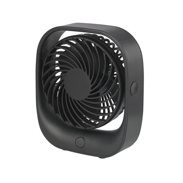 Mainstays  Personal Rechargeable USB Portable Tabletop Fan in Black