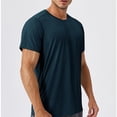 thumbnail image 2 of Taqqpue Men's UPF 50+ Sun Protection Shirts Swim SPF UV Quick Dry Short Sleeve T-Shirts for Athletic Fishing Rash Guard Performance Shirt, 2 of 7