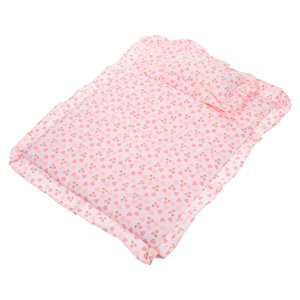 Minkissy 1 Set sac de couchage compact sac de couchage coton rose réutilisable pour les enfants sac de jouets 11.8X11.00X0.4In