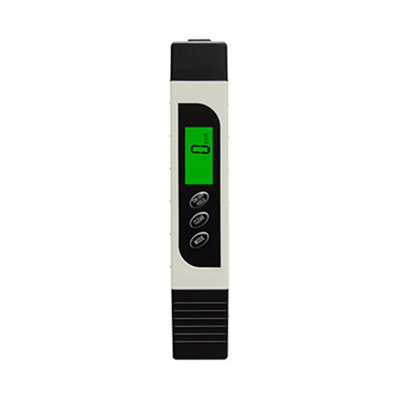 KAKOWELY 16.2x2.9cm 3 in 1 Intelligent Backlight Multi-functional Water Quality Testing Device Detection Pen (White)6.38"X1.14"X0.59"