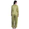 thumbnail image 3 of Moomaya Ensemble de Pyjama à Manches Longues et Shorts pour Femmes, Pyjama en Satin à Boutons pour Femmes, 3 of 6