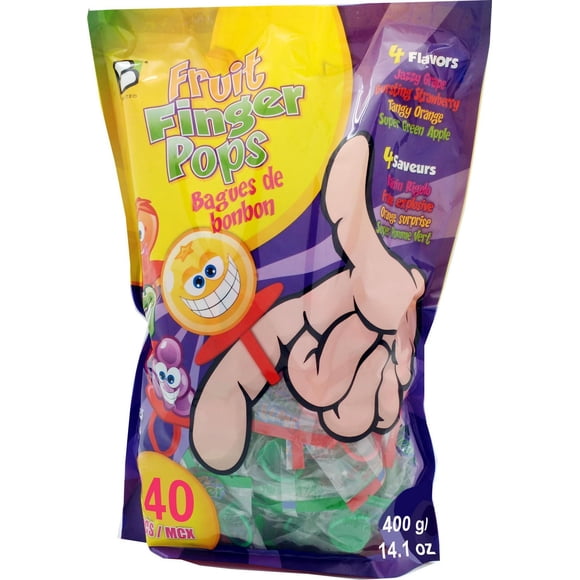 Brands Unlimited Fruit Finger Pops Bag Asst 40pcs