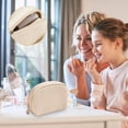 thumbnail image 3 of Travel Makeup Bags for Women Makeup Bag Pleated Wash Bag Travel Portable Half Round Storage Bag Makeup Travel Bags for Women Travel Makeup Bag Small Small Travel Makeup Bag, 3 of 4