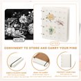 thumbnail image 4 of Enamel Pin Display Book with 4 Pages, Portable Pin Collection Holder for Travel Collectors, White, 4 of 7