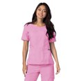 thumbnail image 2 of Adar Universal Women's Scrub Set - V-neck Scrub Top and Elastic Pull-On Scrub Pants, 2 of 7