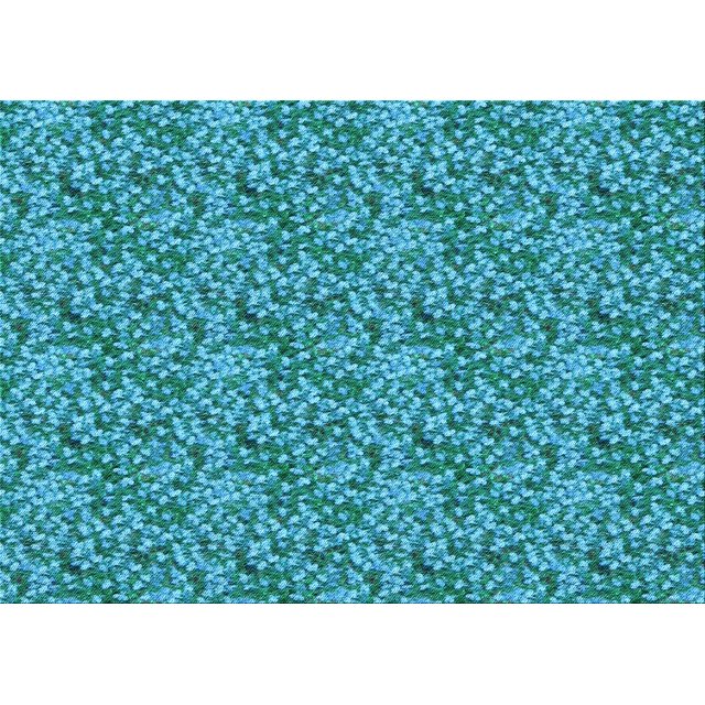 Ahgly Tapis Rectangulaire Lavable en Machine Intérieur Transitionnel Vert Cyan Foncé, 5 Pieds x 8 Pieds