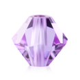 thumbnail image 1 of CHUANK 36-Pieces (6mm) Violet AB | Preciosa Crystal Glass Rondell Beads, 1 of 3
