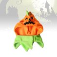 thumbnail image 1 of Minkissy Cat Hat Pumpkin Style Comfortable Soft Fabric for Pet Daily Wear and Parties, 1 of 8