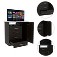 thumbnail image 3 of Bowery Hill Contemporary 4 Drawer Dresser in Espresso, 3 of 6
