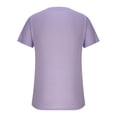 thumbnail image 4 of DPTALR Men's Summer Solid Round Neck Short Sleeved Knitted T-shirt, 4 of 5