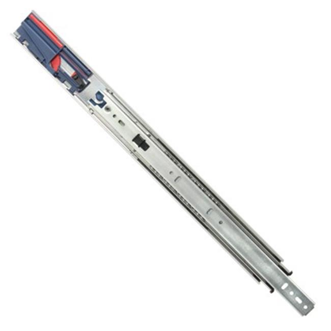 Knape &amp; Vogt Kv8455Fm B16 Ano 16 In. Soft-Close Full Extension With Overtravel Drawer Slides - Anochrome