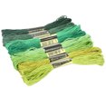 thumbnail image 1 of Trayknick 8Pcs 7.5m Thread Cross Stitch Embroidery Cotton DIY Craft Sewing Skeins for Cross Stitch Green, 1 of 1