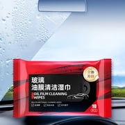 Apmemiss Clearance 5packs Multi Functional Oil Film Cleans Wet Wipes 50ml Mirror Or Glass Cleaning Wet Wipes Suitable for Home and Car Cleaning 10 Sheets Per Pack
