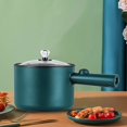 thumbnail image 2 of CNKOO Multifunctional 1.8L Non-Stick Electric Cooking Pot - 450W Mini Rice Cooker  Steamer & Soup Maker - Portable Blue Green Ceramic Coated Pot  Home  Camping - Overheat Protection  Easy, 2 of 7