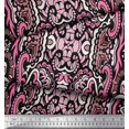 thumbnail image 3 of Soimoi Poly Georgette Fabric Floral & Paisley Decorative Print Sewing Fabric Yard 52 Inch Wide, 3 of 3