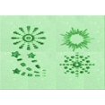 thumbnail image 1 of Ahgly Tapis Rectangulaire Lavable en Machine Intérieur Vert Menthe, 8 Pieds x 12 Pieds, 1 of 7