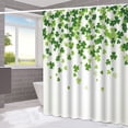 thumbnail image 1 of Dvkptbk Rideau de Douche Décoration de la Saint-Patrick Cloison de Salle de Bain Tissu Impression Numérique Rideau de Salle de Bain Imperméable avec Crochets Sans Perçage Décorations de la Saint-Patrick, 1 of 6