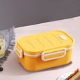 thumbnail image 4 of KITTEHIGM Student And Chilren Lunch Box, 1000 ML 3-Compartment 2 Layer Bento Lunch Box For Kids, Lunch Containers For Adults Come, Leak Proof, Microwaveable Feature, 4 of 7