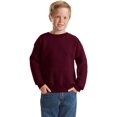 thumbnail image 3 of Hanes ComfortBlend EcoSmart Chandail à Col Rond pour Garçon, P, Bordeaux, 3 of 6