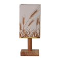 thumbnail image 1 of GROWTH TANK Bedside Table Lamp, Table Lamp with Linen Shade, Small Nightstand Lamp Wheat, 1 of 8