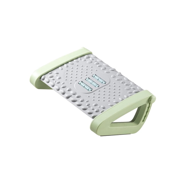 mmirethe Adjustable Foot Rest-- Improved Posture Solemassage Thicken Plastic for Work Grey