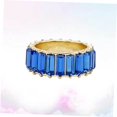 thumbnail image 3 of CRAFTHROU Bagues Scintillantes 1Pcs pour Femmes Occasions de Fiançailles de Fête, 3 of 8