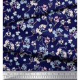 thumbnail image 2 of Soimoi Poly Georgette Fabric Artistic Floral Print Sewing Fabric Yard 52 Inch Wide, 2 of 5