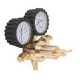 thumbnail image 2 of Nitrogen Regulator, Nitrogen Regulator Dual Gauge Gas Air Pressure Regulator 0-800 PSI Delivery Pressure Brass Inlet Outlet, Welding Gas Regulators, 2 of 8