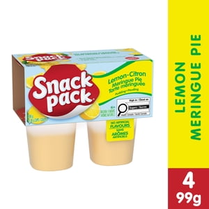 Snack Pack® Lemon Meringue Coupes de pudding à tarte