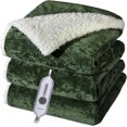 thumbnail image 1 of GARVEE Electric Heated Throw Blanket,50"x60" Velvet Soft Fast Heating Blankets,Over-Heat Protection,Green, 1 of 9