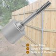 thumbnail image 4 of Fence Post Driver, 20cm Long T Shaped Post Hammer Drill Attachment for Installing Fence Posts, 4 of 7