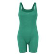 thumbnail image 4 of TopLLC Women's Summer One Piece Short Ribbed Sleeveless Tank Bodycon Romper Short Yoga Jumpsuit Bodycon Tank Rompers Playsuit, 4 of 5