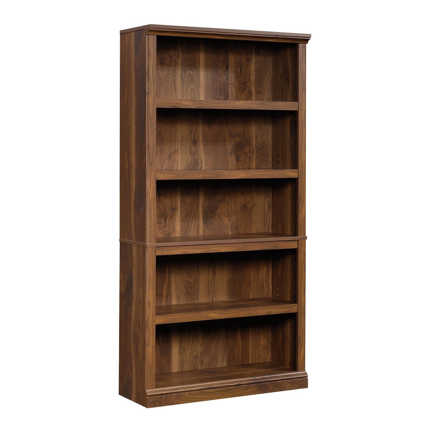 Sauder Select Bibliothèque 5 tablettes, Finition Grand Walnut, 426424