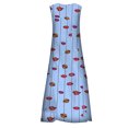 thumbnail image 3 of Innerwin Longues Robes Maxi à Imprimé Floral pour Femmes, Robe d'Été de Plage, Vacances, Sans Manches, Robe Débardeur Hawaïenne Style S L, 3 of 4