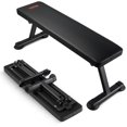 thumbnail image 1 of VEVOR Flat Weight Bench Foldable Strength Training Bench for Full Body Workout, 1 of 9