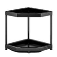 thumbnail image 2 of Vrorvz Corner Shelf Spice Rack 2 Tier Kitchen Organizers and Storage Bathroom Counter Shelf Perfume Organizer Bathroom Shelf Sturdy Long Lasting Space Storage Easy Installation Home Use, 2 of 7