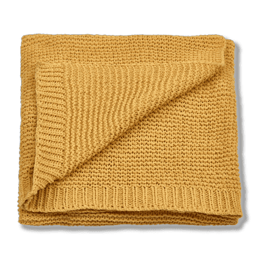 Bouclair Yellow Erna Throw