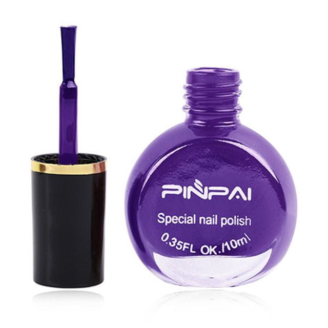 Maoww Vernis à Ongles Impression Colorée 10 ml, Autocollant de Vernis pour Estampage à l'Huile, Art des Ongles