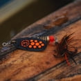 thumbnail image 3 of Mepps BF3D-BYD Black Fury In-Line Spinner #3 1/4oz Dressed Black/Yellow Dots, 3 of 3