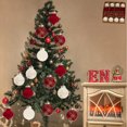 thumbnail image 1 of Wzzjkit Christmas Decorations 16 Piece Flocked Christmas Balls Christmas Decoration SetMultiple Styles Of Christmas Tree Decorations Can Also Be Used For Other Party, 1 of 7