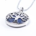 thumbnail image 1 of Natural Round Gem Stone Kabbalah Tree of Life Necklaces Pendants, 1 of 6