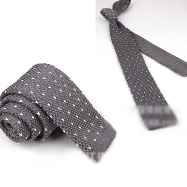 fastboy Cravate Mince Formelle Tricotée pour Hommes
