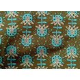 thumbnail image 4 of oneOone Cotton Poplin Fabric Leaves & Floral Block Print Fabric BTY 42 Inch Wide, 4 of 4