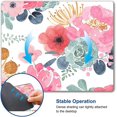 thumbnail image 4 of PremiumTextured Pink Green Flower Mouse Pad NonSlip Rubber Base Mousepad for Laptop, Computer & PC, Stylish and Functional, 9.5x7.9 Inch, 4 of 6