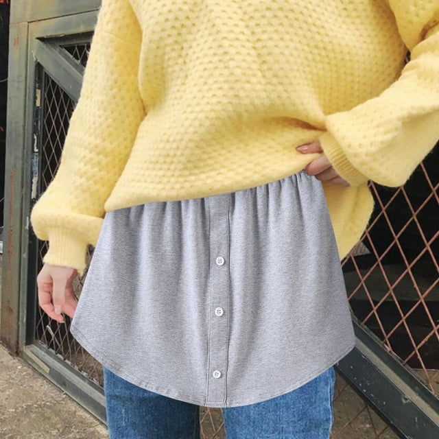 Jupon Demi-Long Superposé à Étages Transparent à Rayures Imprimées pour Femme, Grande Taille