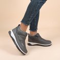 thumbnail image 1 of Chaussures pour Femmes Mode Automne Extérieur Bottes de Neige pour Femmes Bout Rond Chaussures à Enfiler Bottes Décontractées Bottes d'Automne en Liquidation, 1 of 8