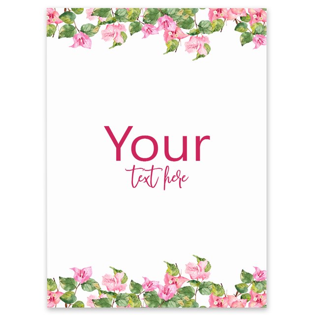 Darling Souvenir MADE WITH LOVE PersonalizedWelcomeBannerFlower Border,Custom Text Poster Party CollectionWelcomeSignGreat For Wedding, Birthday, Engagement Party- 18x12