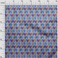 thumbnail image 3 of oneOone Cotton Poplin Medium Blue Fabric Geometric Sewing Craft Projects Fabric Prints By Yard 42 Inch Wide, 3 of 4